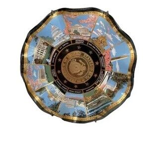 Vintage Houze Art Pt Marion PA Washington DC Presidential seal ashtray